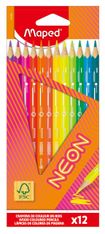 Maped - Neon - 12 crayons de couleur FSC