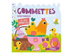 Gommettes pour les petits - Pâques - Mon P'tit Hemma - livre d'activités