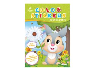 Colo & Stickers pour les petits (Panpan) - Disney Baby - livre de coloriage / d'activités