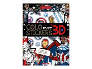 Colo avec stickers 3D - Marvel Avengers - livre de coloriage / d'activités