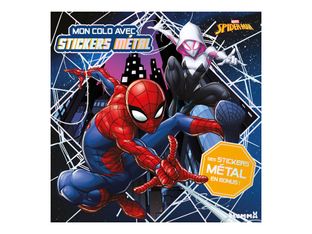 Mon colo avec stickers métal - Marvel Spider-Man - livre de coloriage / d'activités