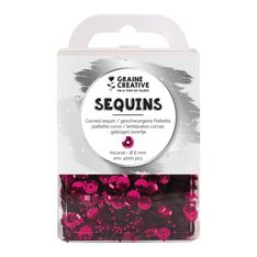 Graine Creative - Sequins incurvé - 4000 pieces - fuschia
