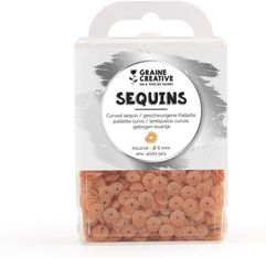 Graine Creative - Sequins incurvé - 4000 pieces - orange pâle