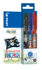 Pilot Frixion Ball ONE PIECE - Roller effaçable - 0,7 mm - noir bleu rouge