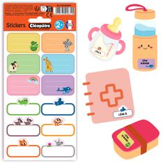 Cléopâtre - Etiqueta - 440 x 260 mm / 440 x 150 mm (paquete de 12)