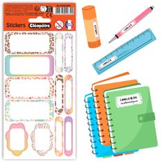 Cléopatre - 12 étiquettes no pack - Primaire