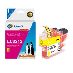 Cartouche compatible Brother LC3213 - jaune - G&G