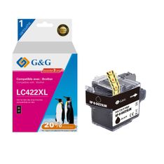 Cartouche compatible Brother LC422XL - noir - G&G