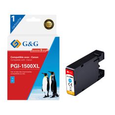 Cartouche compatible Canon PGI-1500XL - cyan - G&G