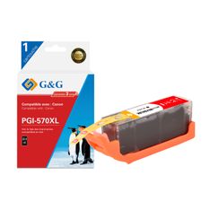 Cartouche compatible Canon PGI-570XL - noir photo - G&G