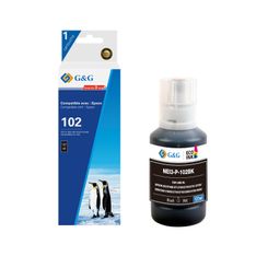 Cartouche compatible Epson EcoTank 102 - noir - G&G