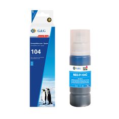Cartouche compatible Epson EcoTank 104 - cyan - G&G