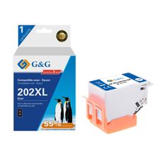 Cartouche compatible Epson 202XL Kiwi - noir - G&G