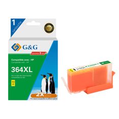 Cartouche compatible HP 364XL - jaune - G&G