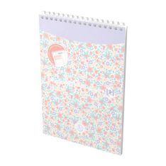 Oxford floral - Bloc notes - 140 pages - 148 mm x 210 mm
