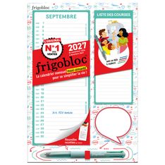 Mini Frigobloc Menusel 4 couleurs - Calendrier compact / mois 