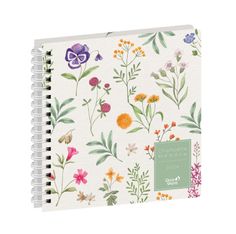 Agenda Année Civile - EXECUTIF SPIRALÉ FR - Couverture Daisy - Herbier - 16x16 cm - Semainier - 13 mois de décembre à décembre - Quo Vadis