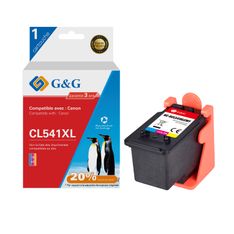 Cartouche remanufacturée Canon CL-541XL - cyan, magenta,jaune - G&G