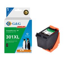 Cartouche remanufacturée HP 301XL - noir - G&G