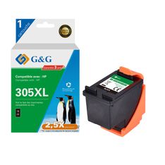 Cartouche remanufacturée HP 305XL - noir - G&G
