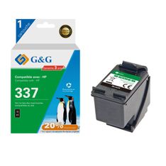 Cartouche remanufacturée HP 337- noir - G&G
