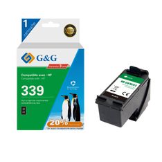 Cartouche remanufacturée HP 339 - noir - G&G