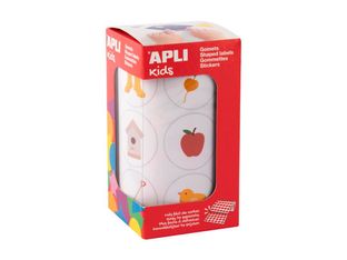 APLI kids - Rollo adhesivo - 360 piezas - jardín - 30 hojas - permanente