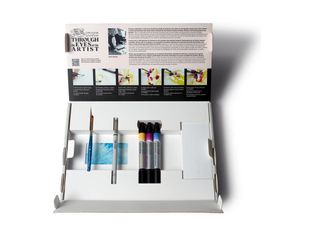 Winsor & Newton Mixed Media - Ensemble de peinture - 8 parties - aquarelle - 8 couleurs - couleurs assorties - demi-plateau