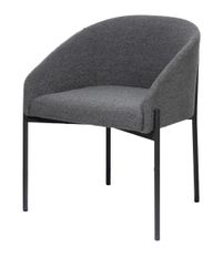 Fauteuil MILO - Tissu - anthracite