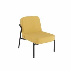 Fauteuil MEDSO "S" - Tissu -  jaune