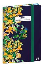 Agenda Année Civile - AFFAIRES FR - Couverture Catalina Estrada avec élastique - - Physalis -10x15 cm  Semainier - 13 mois de décembre à décembre - Quo Vadis