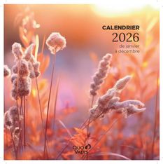 CALENDRIER FEUILLES FR - Fleurs - 30x30 cm - Quo Vadis