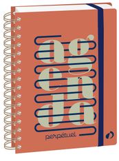 Agenda Année Civile - AGENDA 21 S PERPETUEL FR - Couverture Eterny Graphic - 15x21 cm - Perpétuel