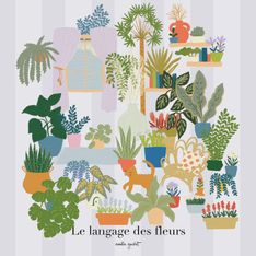 Calendrier 2026 BLUE ART EDITIONS "Le langage des fleurs" Emilie Gauvrit 30 X 30 cm