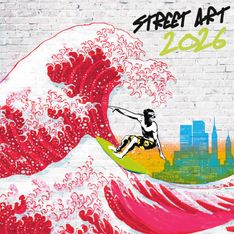 Calendrier 2026 BLUE ART EDITIONS "Surf" Street Art 30 X 30 cm