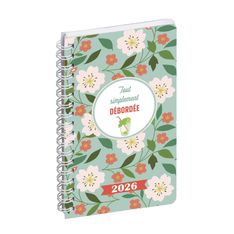 Agenda de poche Dodo & Cath Lady 16S spiralé - 1 semaine sur 2 pages - 9 x 16 cm - Débordée - Exacompta