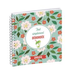 Agenda de bureau Dodo & Cath Lady 18S spiralé - 1 semaine sur 2 pages - 15 x 17 cm - Débordée - Exacompta