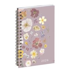 Agenda de poche Chemin des Marettes Eurotime 16S spiralé  - 1 semaine sur 2 pages - 9 x 16 cm - Rose - Exacompta