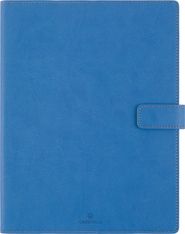 Agenda Milano - 1 semaine sur 2 pages - 22 x 28 cm - bleu denim - Oberthur
