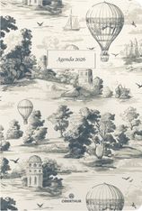 Agenda Vienne - 1 semaine sur 2 pages - 17 x 24,5 cm - paysage - Oberthur