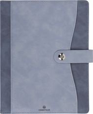 Agenda à spirale Davos - 1 semaine sur 2 pages - 22 x 28 cm - gris - Oberthur