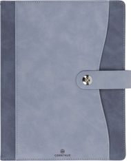 Agenda à spirale Davos - 1 semaine sur 2 pages - 22 x 28 cm - gris - Oberthur