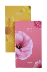 Agenda semainier Interplan Fleurish – format 6L – disponible dans différentes couleurs – Brepols
