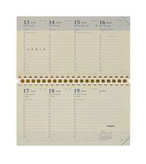 Agenda semainier Accent – format 2L – recharge – Brepols