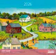 Calendriers 30x30cm 16 mois Aquarupella - Art naïf