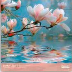 Calendriers 30x30cm 16 mois Aquarupella - Esprit zen