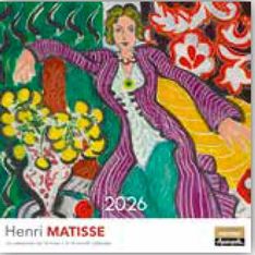 Calendriers Museum 30x30cm 16 mois Aquarupella - Matisse Henri