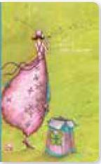 Agenda 10x16cm 12 mois Aquarupella -G. Boissonnard - Souffler la chance 