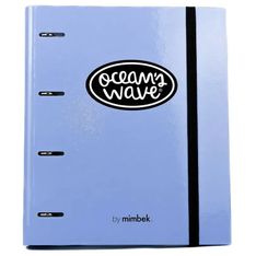 Carpeta A4 de 4 Anillas Azul tendencia. Carpeblock con recambio de 100 Hojas + 20 hojas GRATIS