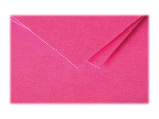 Clairefontaine Pollen - Rose intense - 82 x 128 mm - 210 g/m² - 25 carte(s) cartes